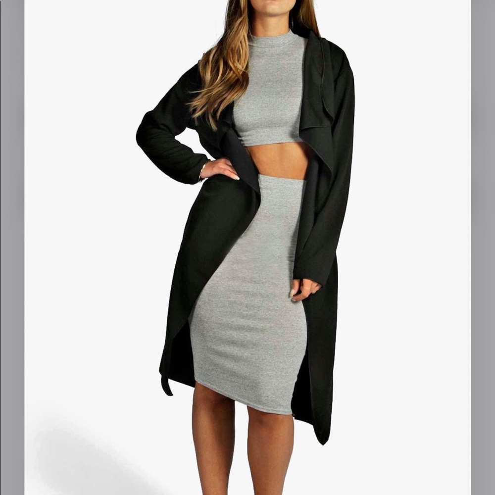 Belted Shawl Collar Coat